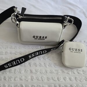 GUESS White Crossbody Bag Set